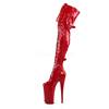 Pleaser - BEYOND3028 Plateau Overknee Laarzen - Paaldans schoenen - Rood Product image